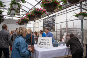 Hanging Flowers At Fogler's Greenhouse & Farm Market Open House 2019.