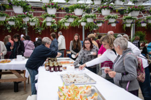 Eating Samples At Fogler's Greenhouse & Farm Market Open House 2019.